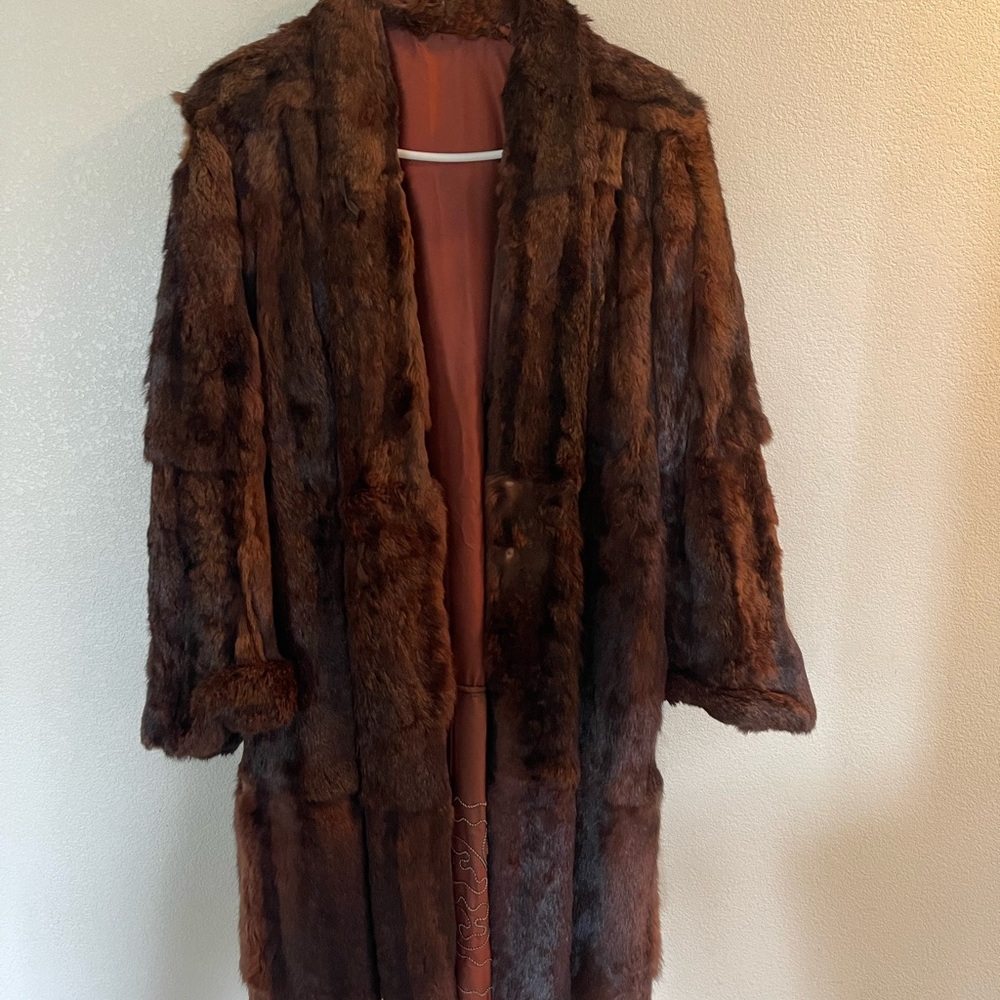 Vintage Brown Fur Coat